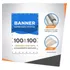 Banner Faixa Placa Lona Baner Uv Personalizado 100x100 Ilhós