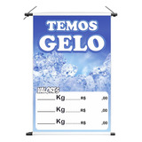 Banner Gelo Tamanho 50x70cm