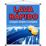 Banner Lava Rapido 60x50cm