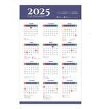 Banner Pedagógico Calendário 2025 Escolar   40x60cm