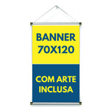 Banner Personalizado 70x120cm 