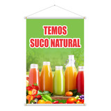 Banner Suco Natural 70x50cm
