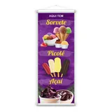 Banner Vertical Acai Sorvete