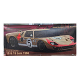 Banner Vinil Ford Gt 40 Mk Ii  5 Circuit De La Sarthe 1966