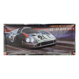 Banner Vinil Porsche 917 Long Tail Circuit De La Sarthe 1971