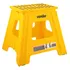 Banqueta Plástica Dobrável Amarela 360 Mm   Vonder Cor Amarelo