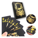 Baralho Caveira Skull Preto