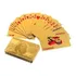 Baralho Dourado Ouro 24k Folheado   Prata Dolar Truco Cartas Cor Dourado