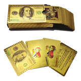 Baralho Dourado Prata Luxo