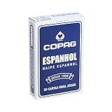 Baralho Espanhol Naipe Espanhol   Azul   Cartucho Unitário   Copag