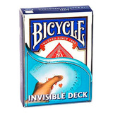 Baralho Invisível Bicycle (preto, Vermelho E Azul)