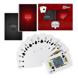 Baralho Jogos De Cartas Vegas Mb 100% Plástico C/ 108 Cartas