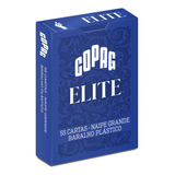 Baralho Plastico Elite Azul