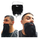 Barba Preto Sheik Árabe Carnaval Fantasia Festa Cosplay