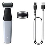 Barbeador Corporal Philips Bodygroom Bg3007 01 White Usb Shower