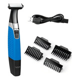 Barbeador Kemei Km 1910 100v 240v Cor Azul 110v 220v