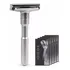Barbeador Qshave Ajustável Q shave Safety Razor Tipo Merkur Futur