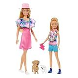 Barbie Aventura De Irmãs Com 1 Boneca Barbie E 1 Boneca Stacie, 2 Cachorrinhos E Acessórios, Do Filme Barbie E Stacie Ao Resgate