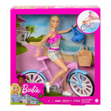 Barbie Bicicleta Com Boneca
