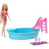 Barbie Boneca Com Piscina