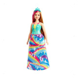 Barbie Boneca Original Dreamtopia Princesa Ruiva Plu Sise