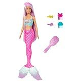 Barbie, Boneca Sereia Cabelo Longo Dos Sonhos, Inspirada Em Barbie: Um Toque De Mágica, Mattel