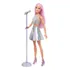 Barbie Careers Pop Star Doll, Cabelo Comprido, Rosa, Tornassol
