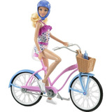 Barbie Ciclista Com Bicicleta