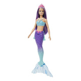 Barbie Dreamtopia Fantasy Sereia Roxa Boneca C/ Coroa Mattel