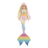 Barbie Dreamtopia Sereia Arco íris Mágica Mattel Gtf89