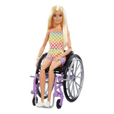 Barbie Fashionista Cadeira De Rodas Loira - Mattel Hjt13