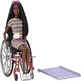 Barbie Fashionista Negra Com Cadeira De Rodas - Mattel