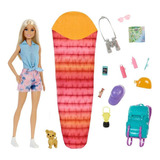 Barbie Malibu Dia De Acampamento Mattel Hdf73 Original + Nf