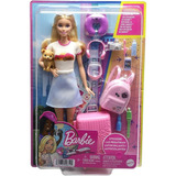 Barbie Malibu Viajeira Com Acessórios   Mattel Hjy18