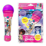 Barbie Microfone Com Funcao