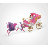 Barbie Princesa Carruagem Real Com Cavalo P/ Baby Boneca 