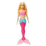 Barbie Sereia Loira Com Cauda Rosa - Mattel