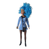 Barbie Similar Cosplay Star Trek Articulada Uniforme Azul