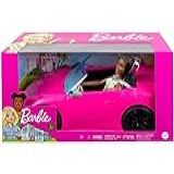 Barbie Veículo Para Boneca Preta E Conversível Rosa E Boneca