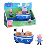 Barco Do Vovô Pig - Veículo C/ Figura Peppa Pig F3631 Hasbro