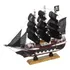 Barco Pirata Veleiro Em Madeira Decorativo 24cm