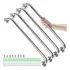 Barra Alça Apoio Banheiro 60cm Alta Qualidade Inox 4pcs