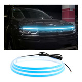 Barra De Fita Led Drl Capô Luz Diurna 180cm Automotivo
