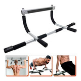 Barra Fixa Mista Marca Lorben Para Porta  Feita Em Metal Reforçado E Espuma Suporta Até 120kg  Ideal Para Exercícios De Peito  Braços E Abdômen Em Casa Com Segurança E Estabilidade