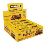 Barra Proteína Protobar Havanna Cx 8 Uni -lançamento Nutrata Sabor Brownie De Chocolate Havanna