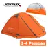 Barraca Camping 3 / 4  Pessoas Impermeavel 3500mm Profissional Cycling Ventilação Acampamento 210×(50+180+50)×115 Cm Com 2 Área Com Expansão
