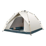 Barraca Camping Acampamento 3 4 Pessoas Automática Impermeavel Barraca Para Acampar  Bege