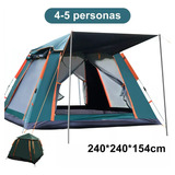Barraca Grande De Camping Automatica Impermeavel 4 Pessoas 240*240*154cm Joyfox