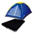 Barraca Iglu 4 Pessoas + Colchão Casal Preto Suporta 300kg