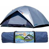 Barraca Impermeável Acampamento Camping 6 Pessoas Mor Cor Prata/azul